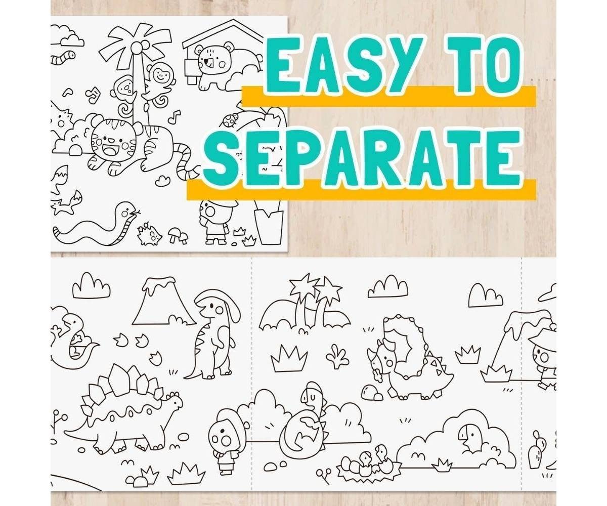Rotolo Carta Adesiva Poster Dinosaur Adventures