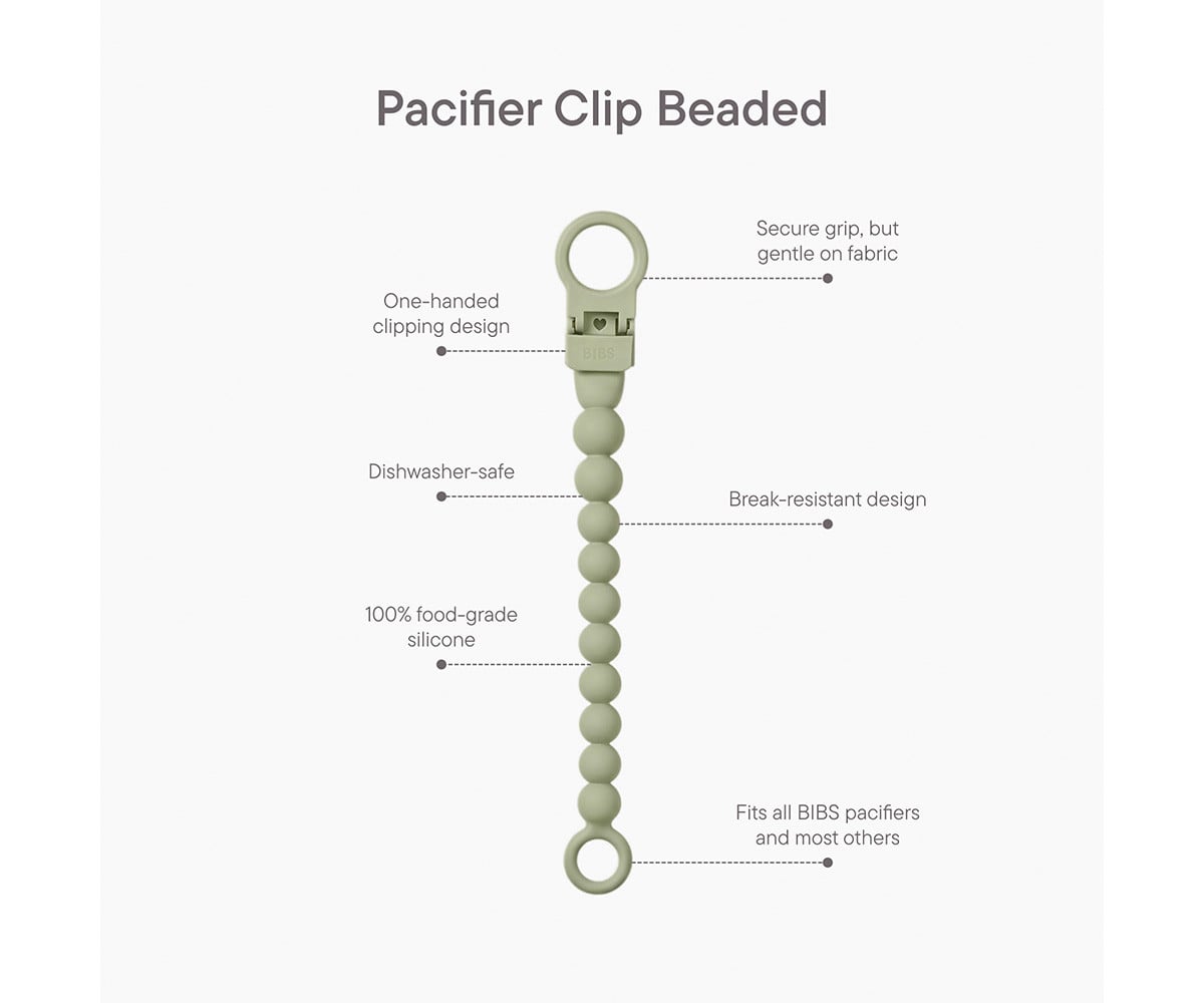 Portaciuccio in Silicone BIBS Beaded Petal