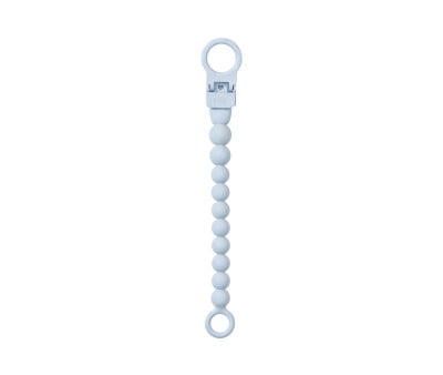 Portaciuccio in Silicone BIBS Beaded Baby Blue