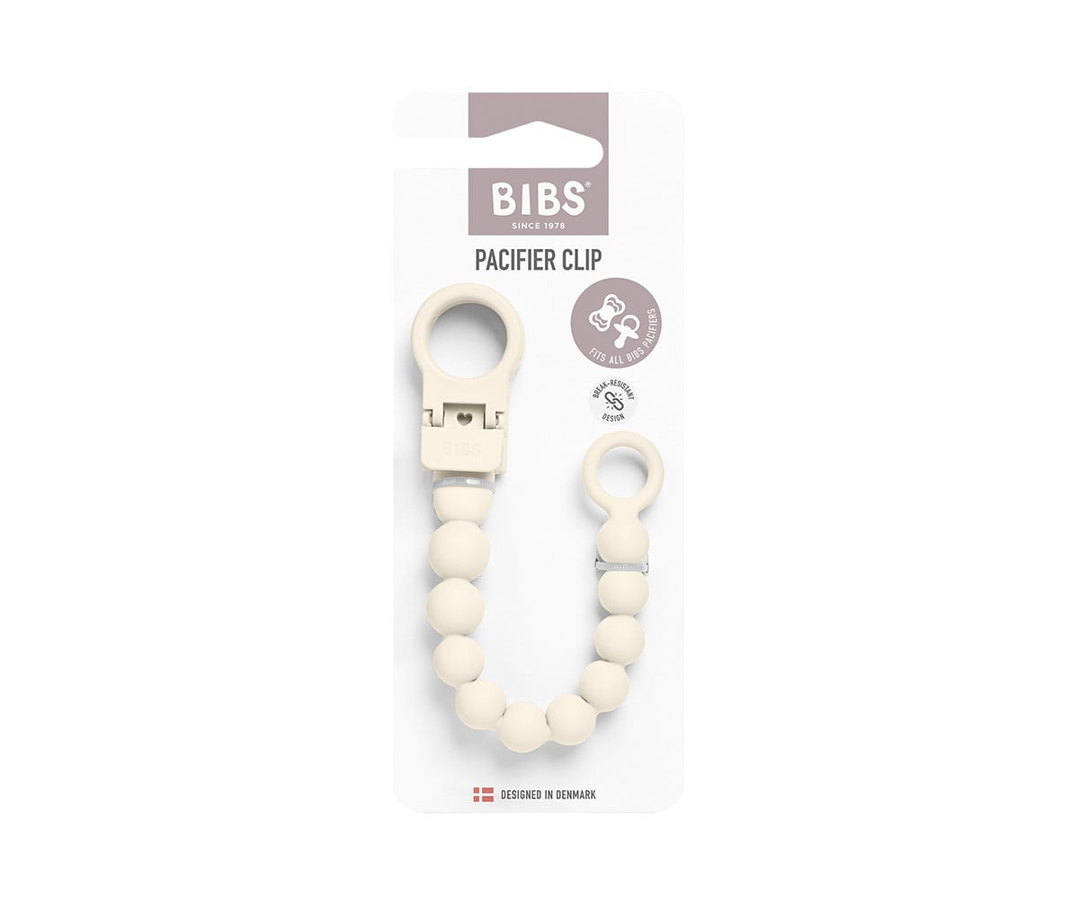 Portaciuccio in Silicone BIBS Beaded Ivory