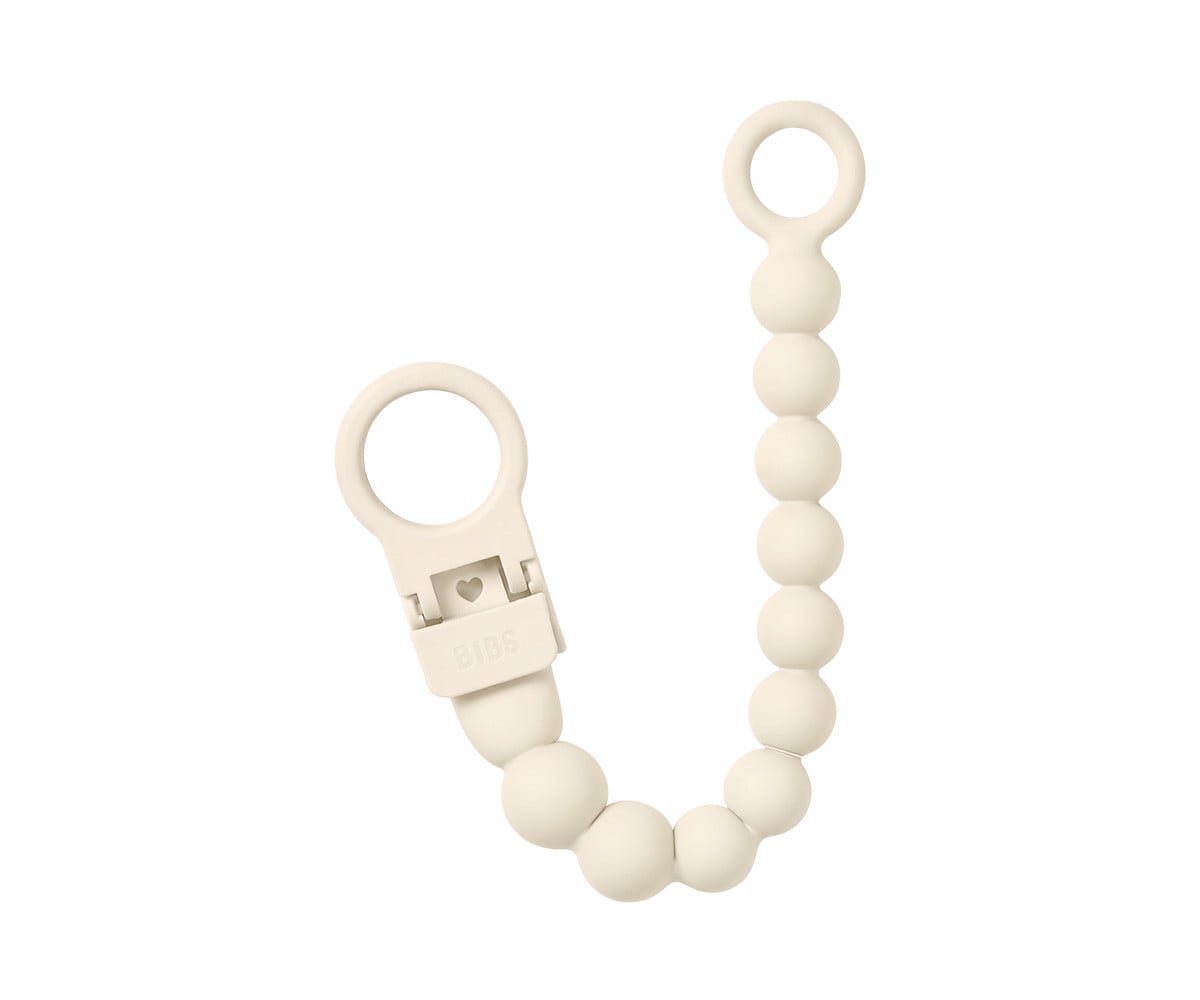 Portaciuccio in Silicone BIBS Beaded Ivory