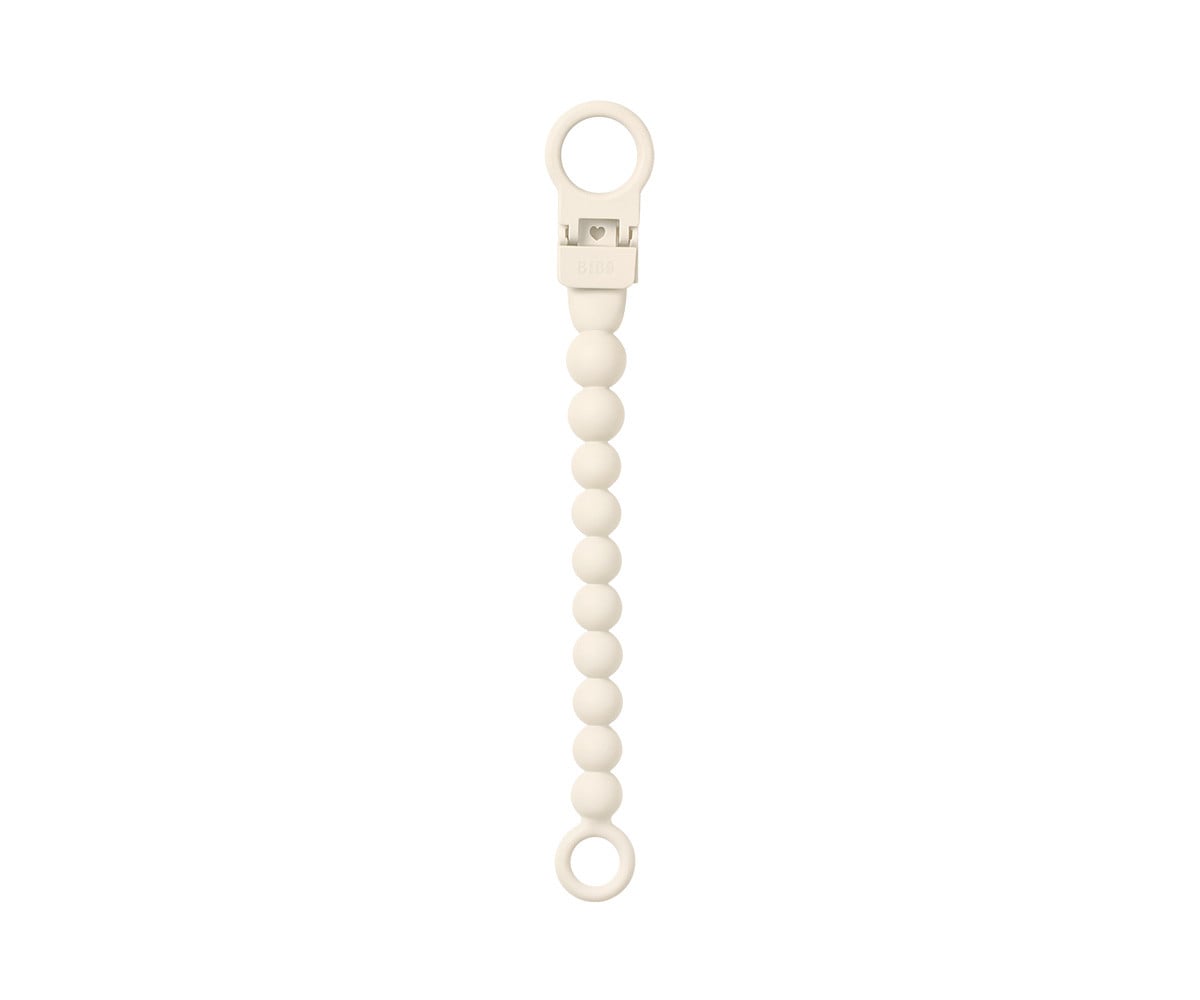 Portaciuccio in Silicone BIBS Beaded Ivory