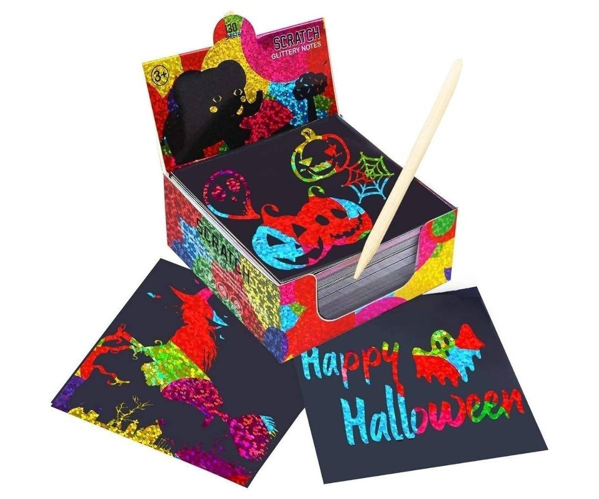 Bloc Notes Scratch Art Rainbow Holographic