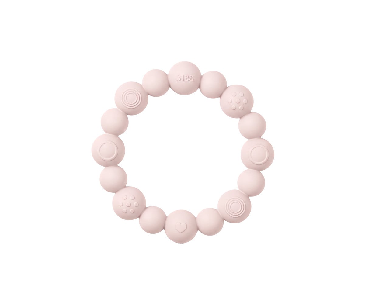 Dentarello in Silicone  BIBS Ring Beaded Petal