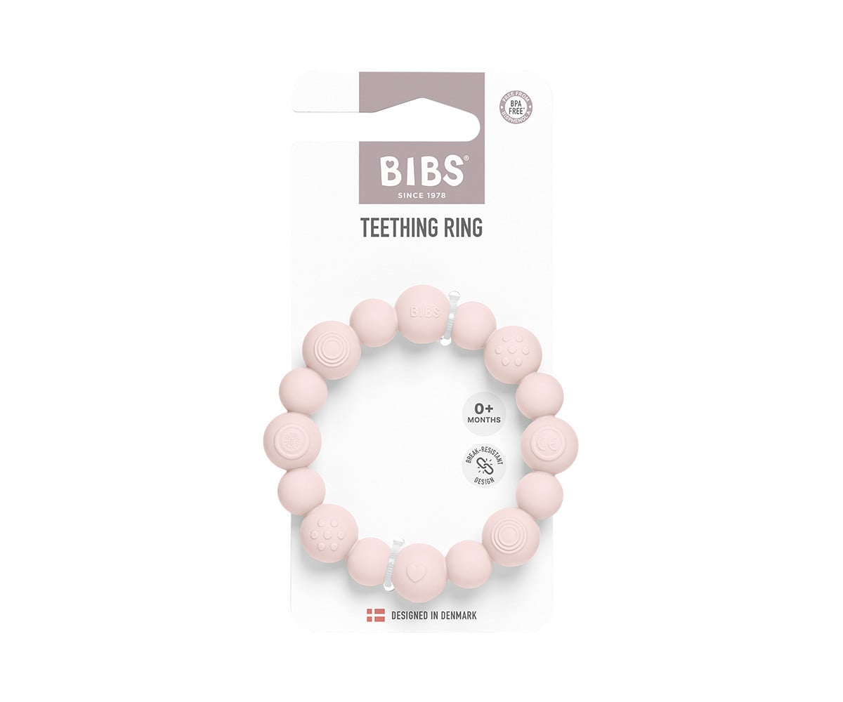 Dentarello in Silicone  BIBS Ring Beaded Petal