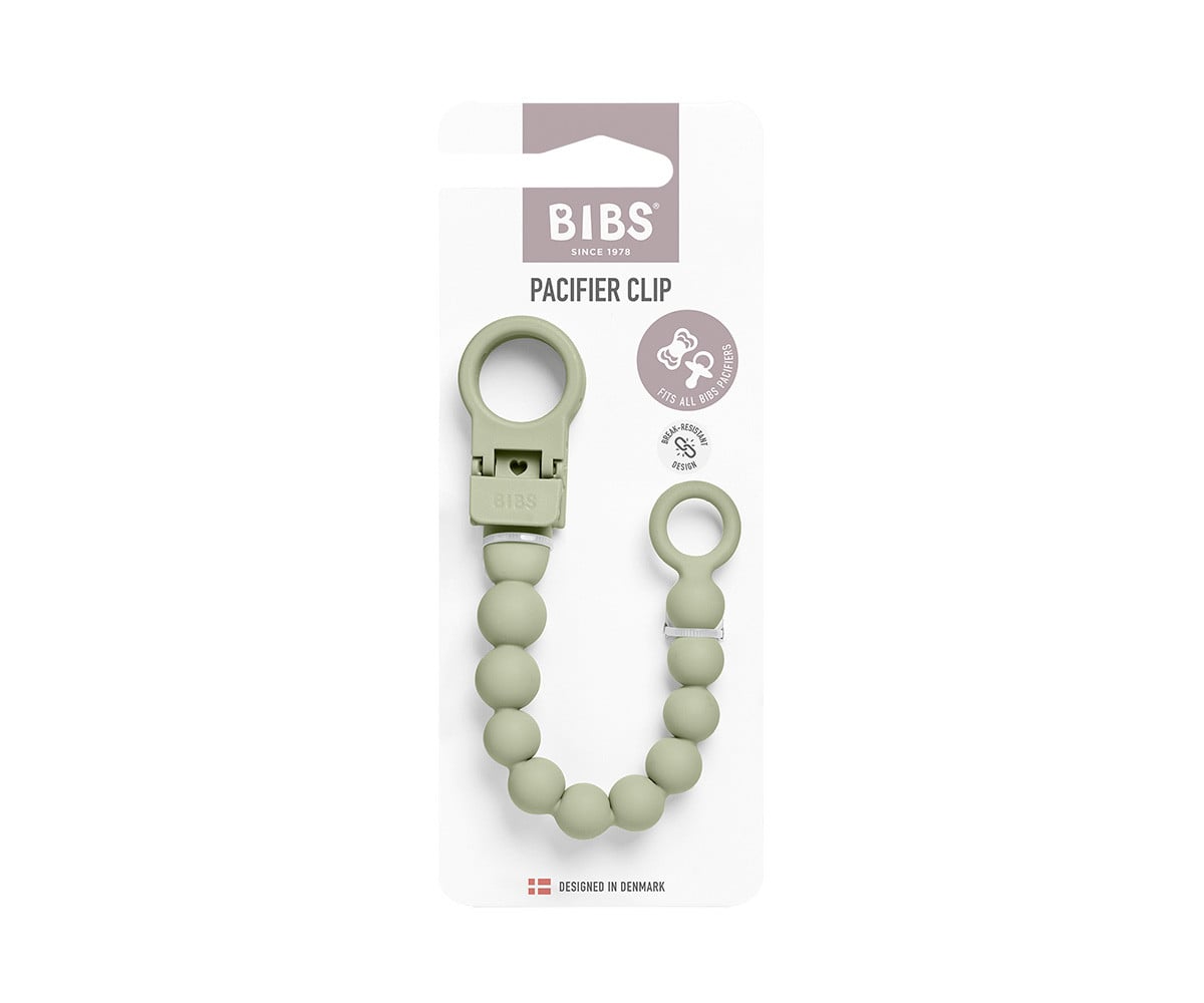 Portaciuccio in Silicone BIBS Beaded Sage