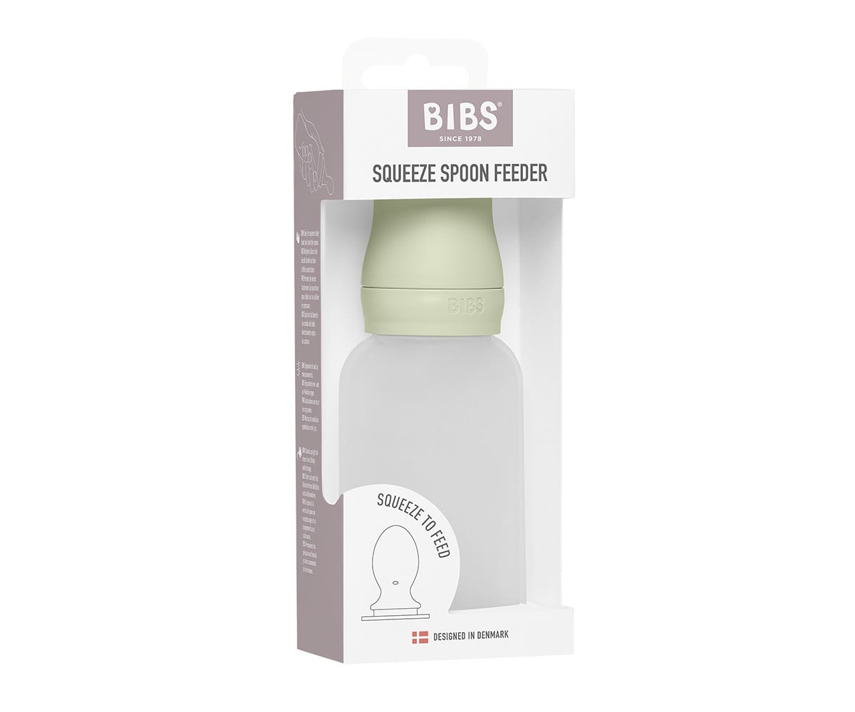 Dispenser Squeeze Spoon Feeder BIBS Sage