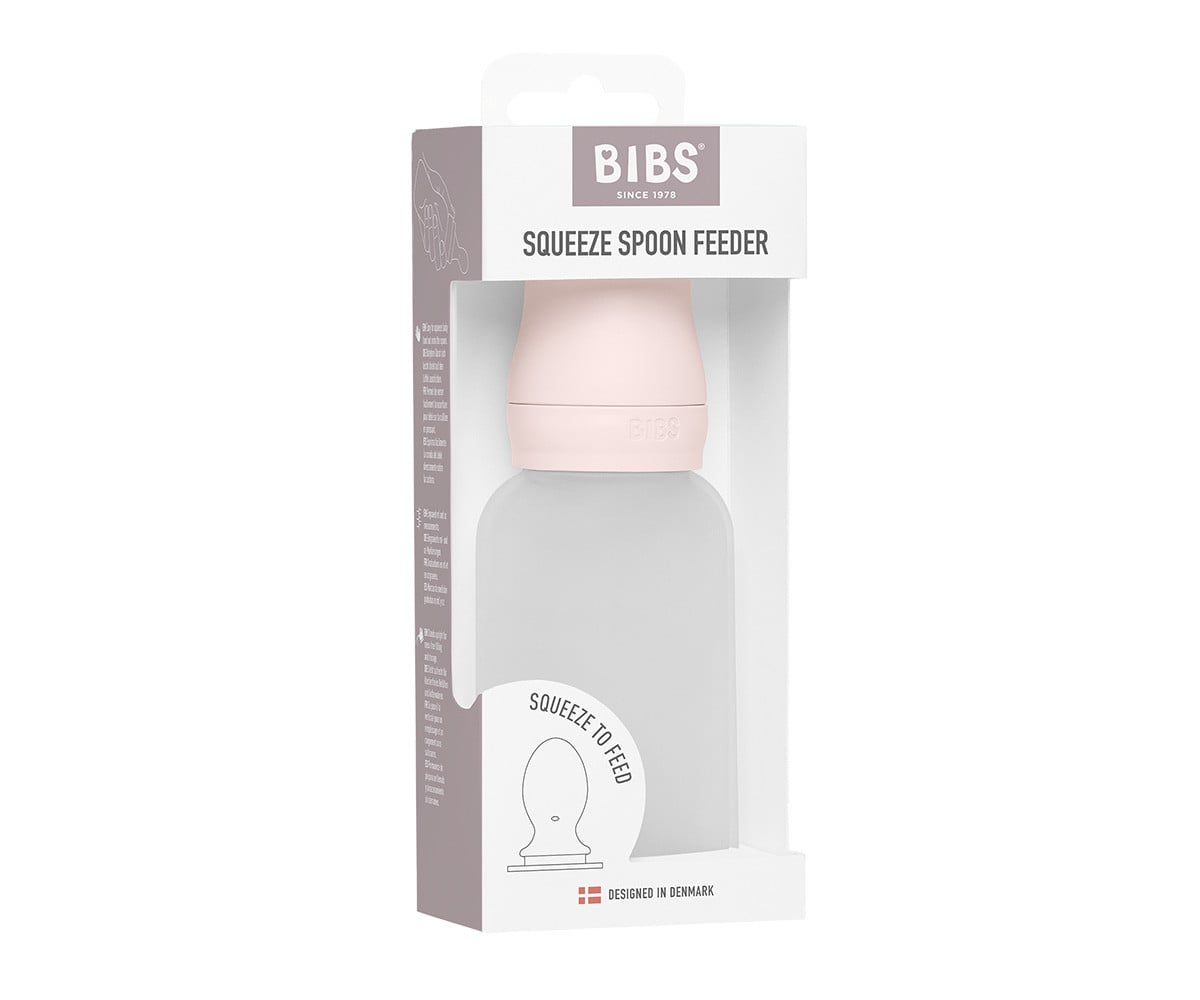 Dispenser Squeeze Spoon Feeder BIBS Petal