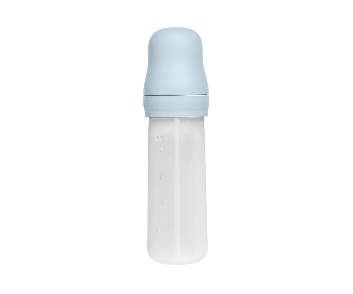 Dispenser Squeeze Spoon Feeder BIBS Baby Blue