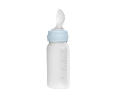 Dispenser Squeeze Spoon Feeder BIBS Baby Blue