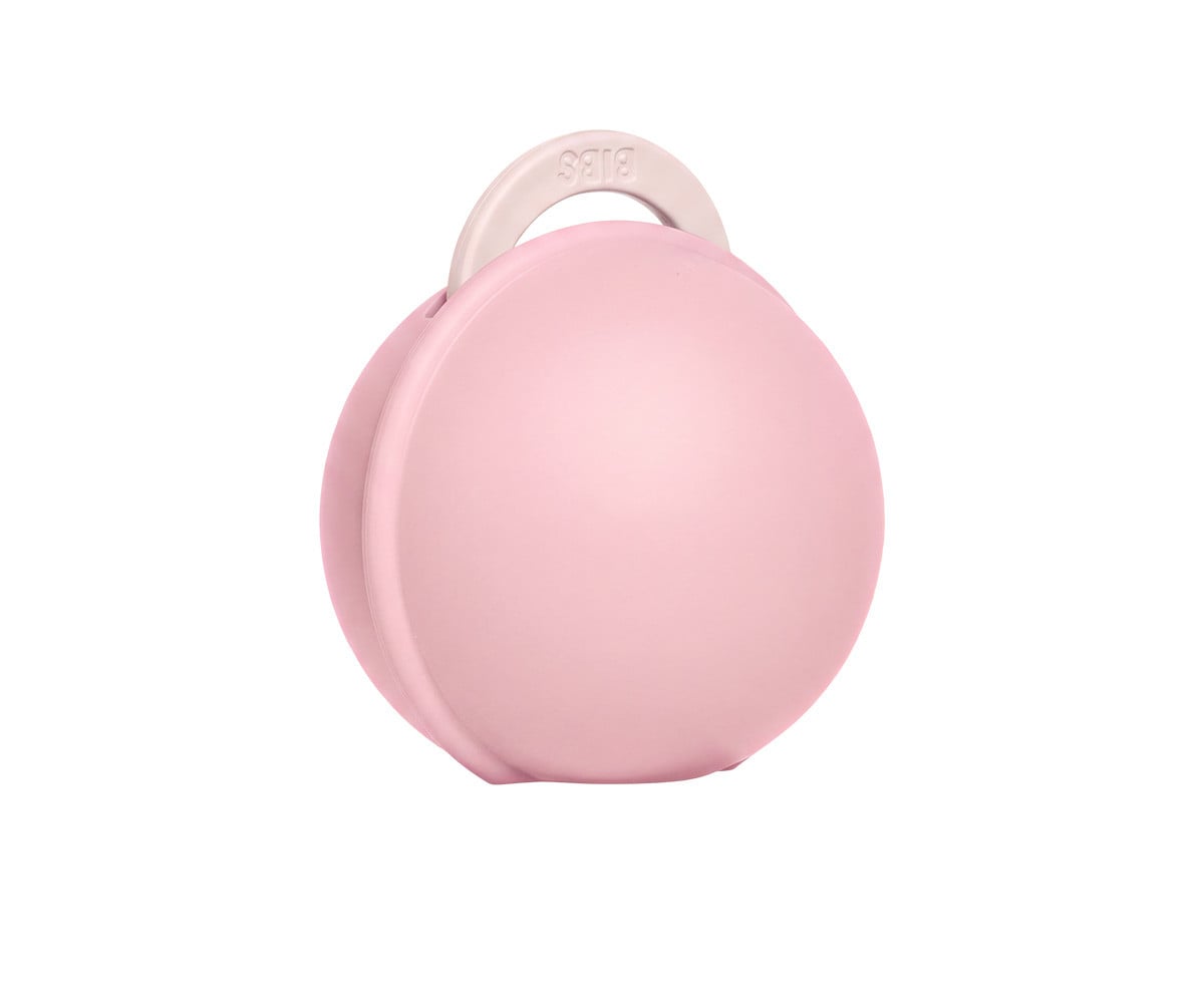 Succhietto BIBS Colour Round Baby Petal + Proteggi Ciuccio Baby Pink