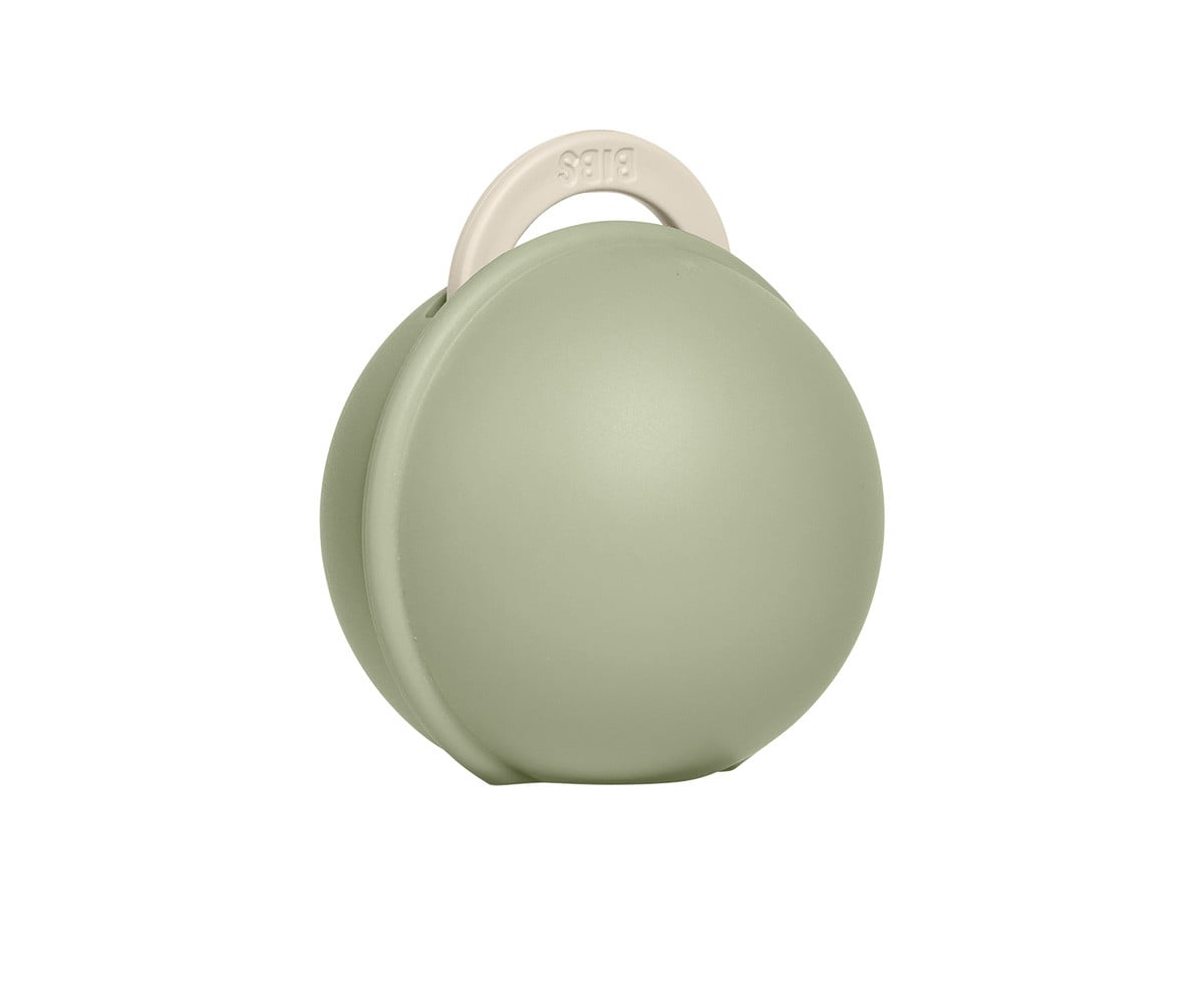 Succhietto BIBS Colour Round Ivory + Proteggi Ciuccio Sage