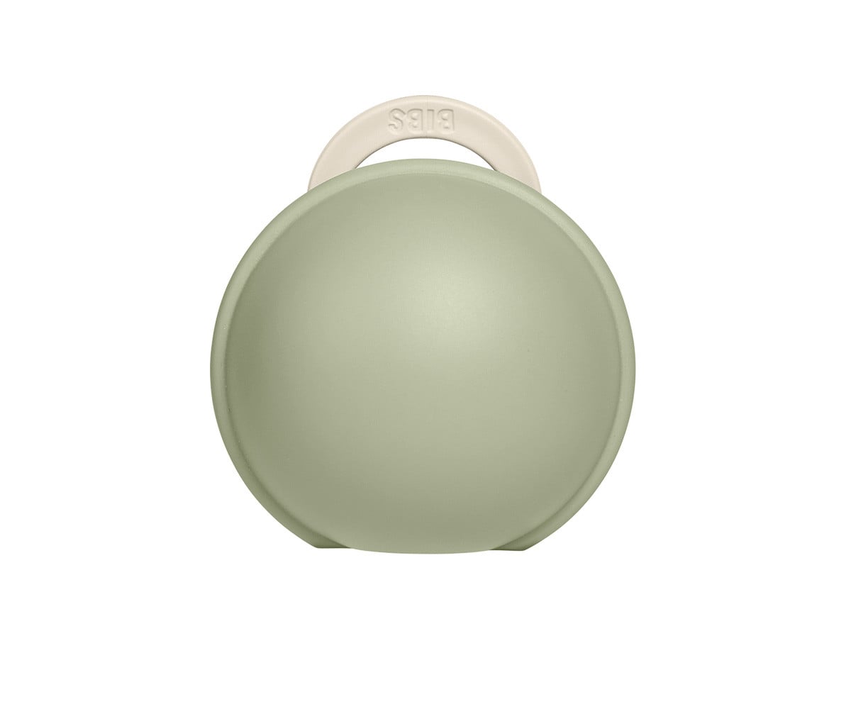 Succhietto BIBS Colour Round Ivory + Proteggi Ciuccio Sage