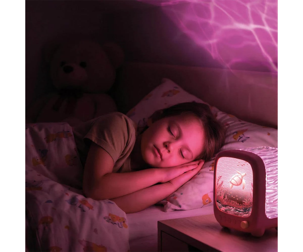 Luminária de alto-falante Projetor WAVY Pink