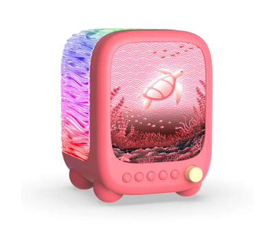 Luminária de alto-falante Projetor WAVY Pink 