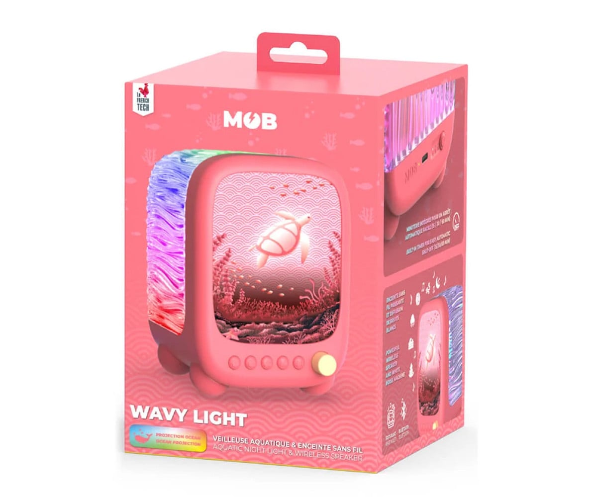 Luminária de alto-falante Projetor WAVY Pink