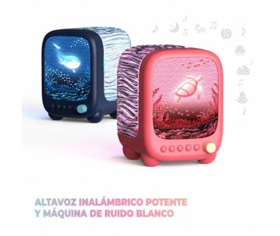 Luminária de alto-falante Projetor WAVY Blue