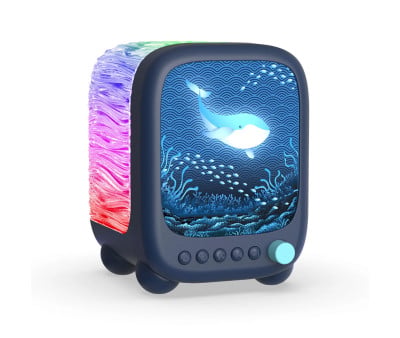 Luminária de alto-falante Projetor WAVY Blue
