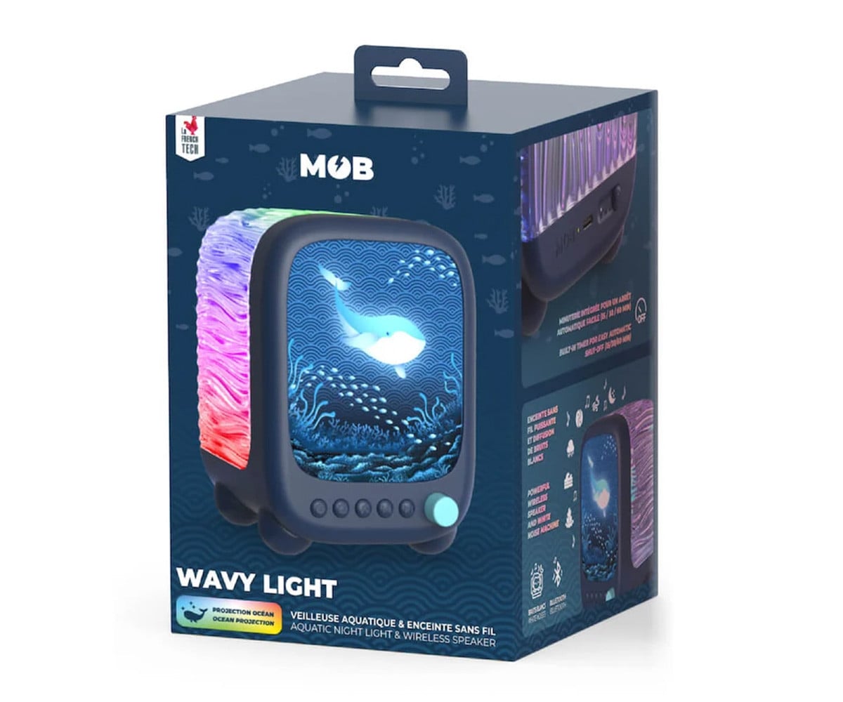 Luminária de alto-falante Projetor WAVY Blue