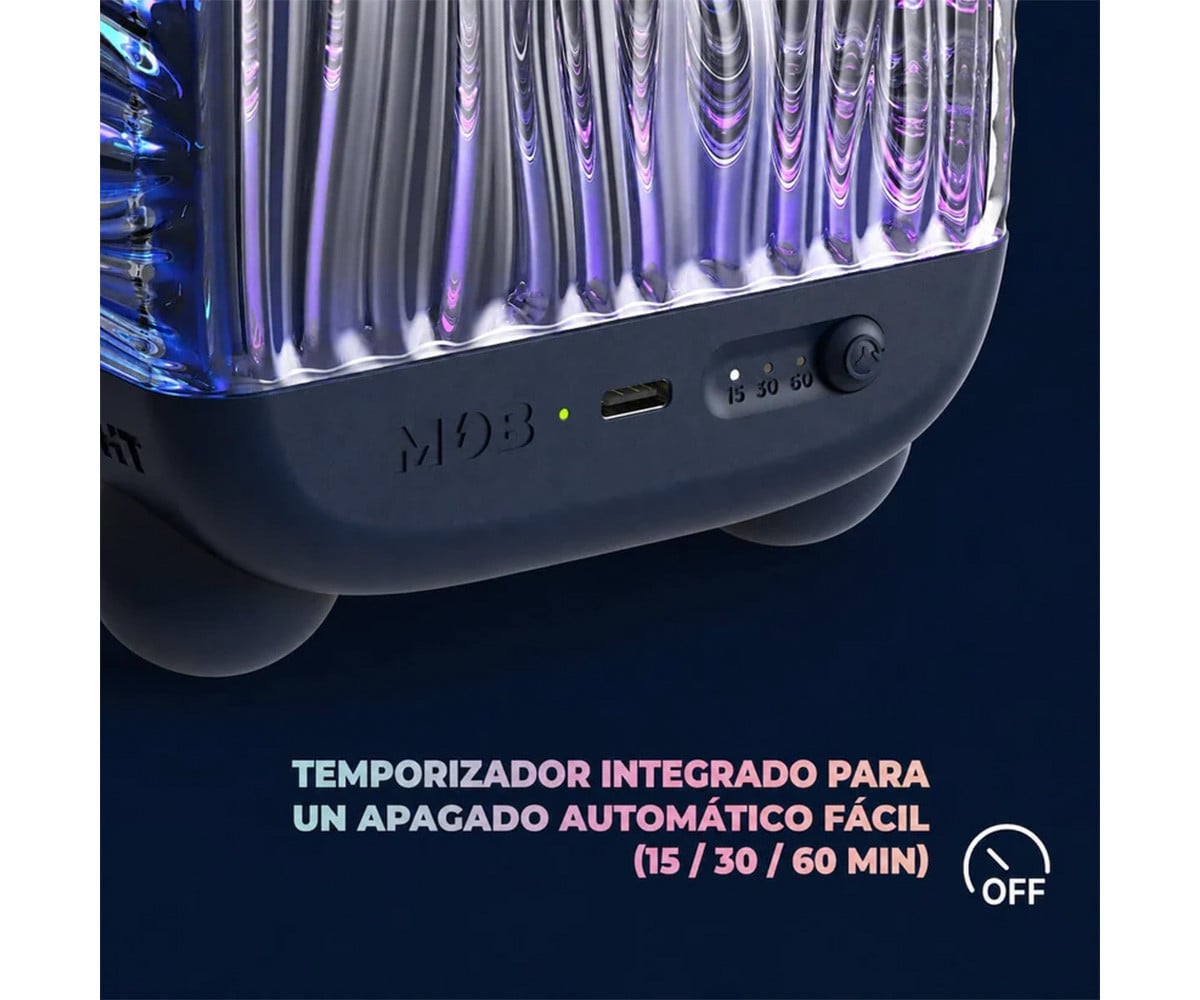 Luminária de alto-falante Projetor WAVY Blue
