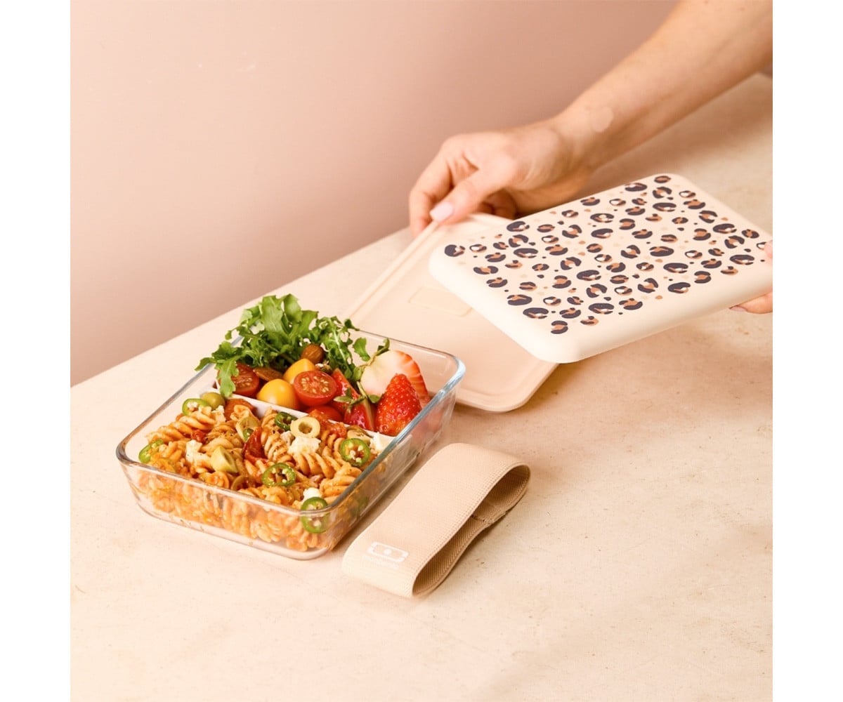 Lunch Box MB Pure Leopard Glass by PYREX