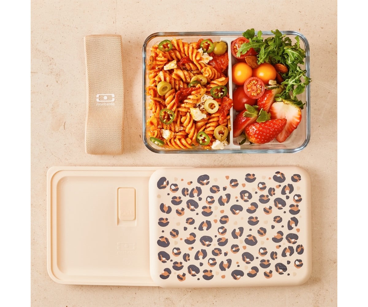 Lunch Box MB Pure Leopard Glass by PYREX