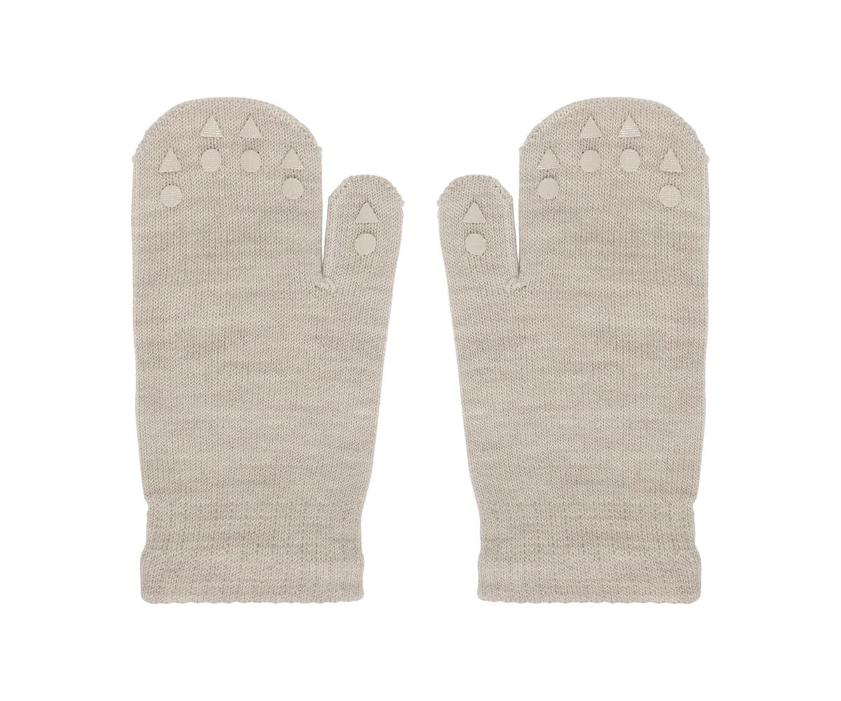 Luvas antiderrapantes de lã Sand Merino
