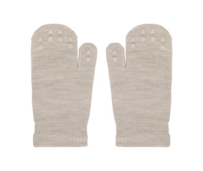 Luvas antiderrapantes de lã Sand Merino