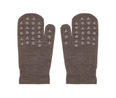 Manopole Antiscivolo Lana Merinos Brown Melange
