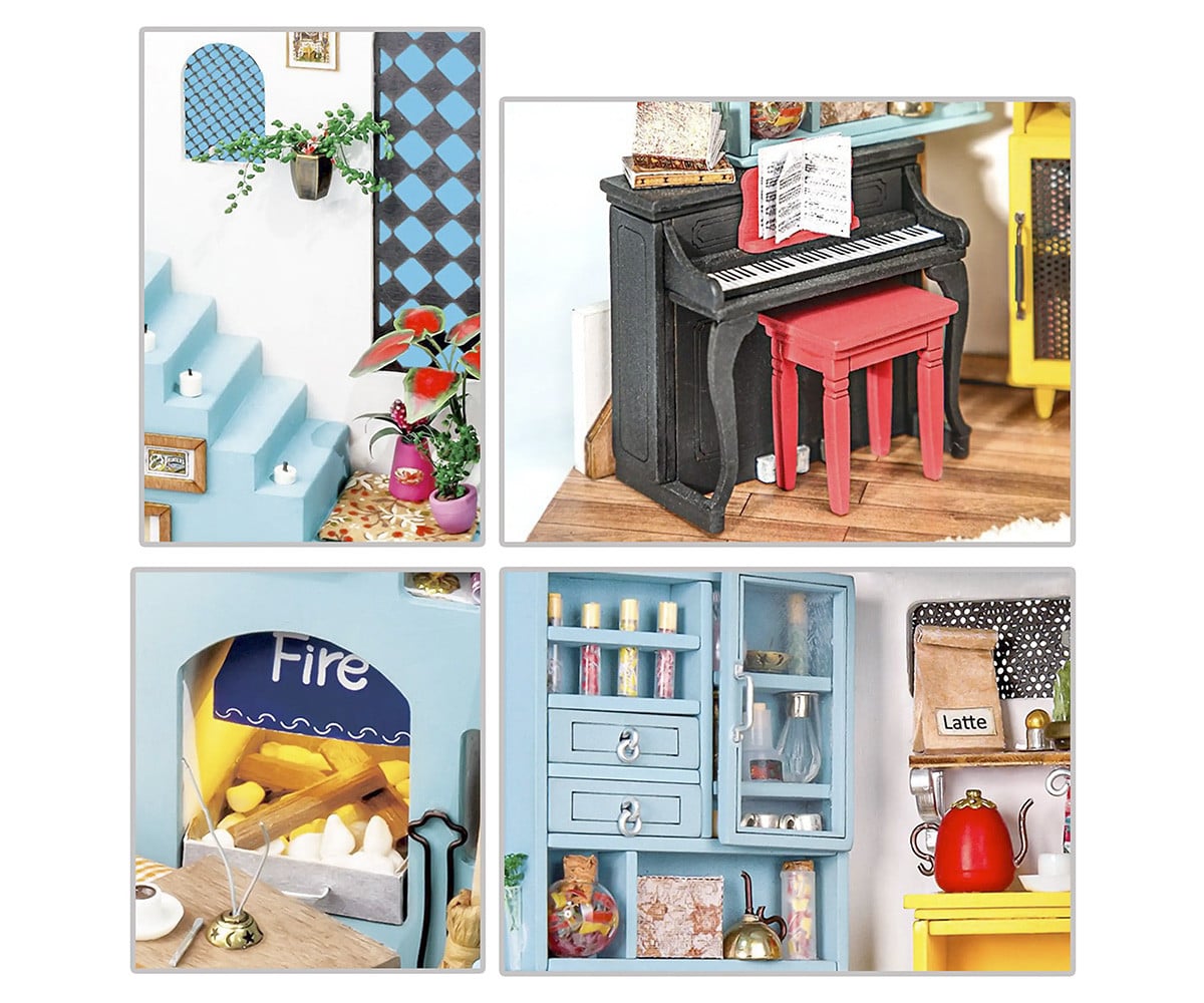 Modellino Miniatura Joy\'s Living Room Rolife
