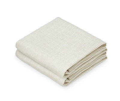 Pack de 2 Muselinas Gots Classic Stripes Camel