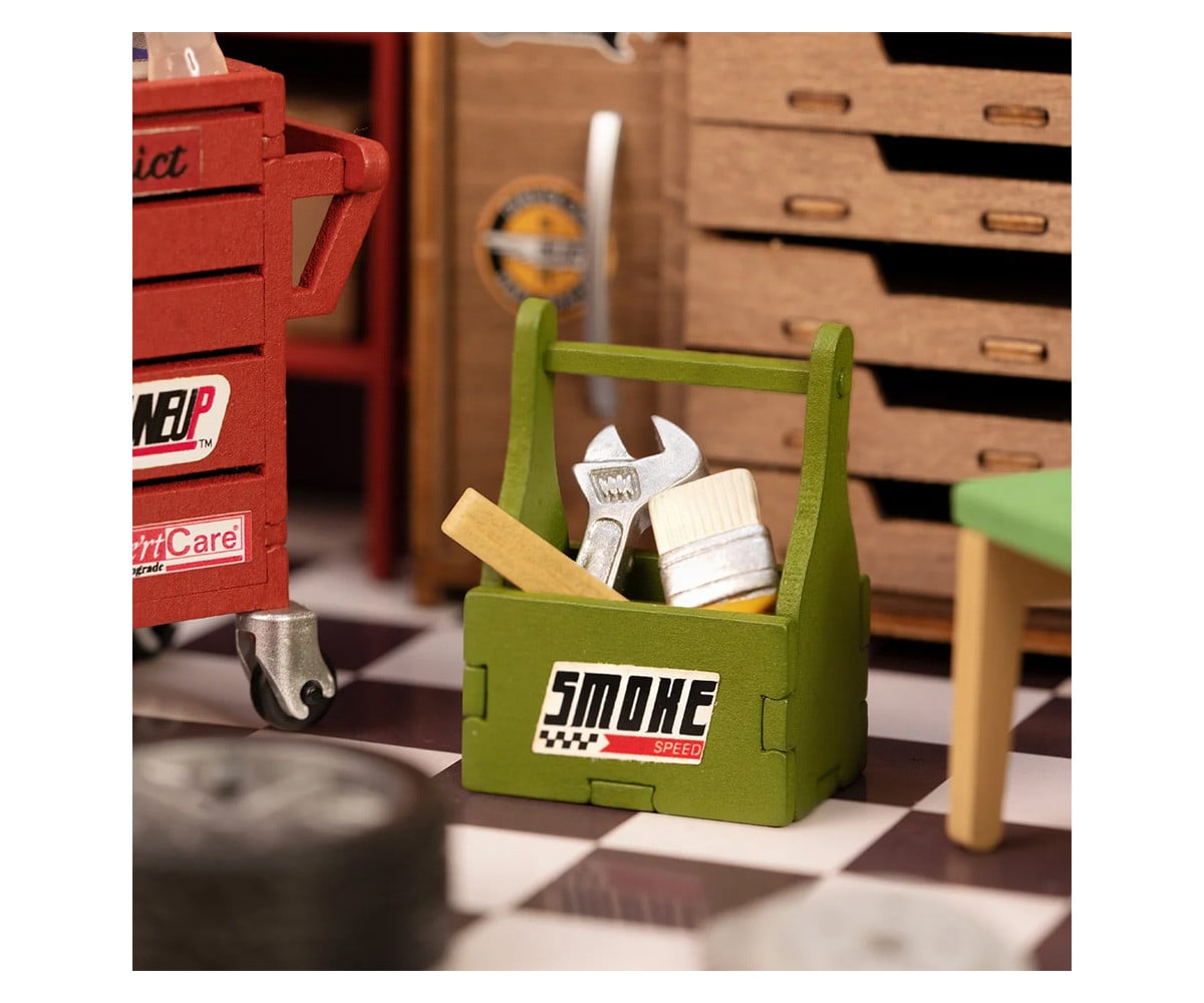 Modellino Miniatura Garage Workshop