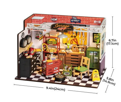 Modellino Miniatura Garage Workshop