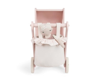 Carrozzina Bambole in Legno Soft Powder