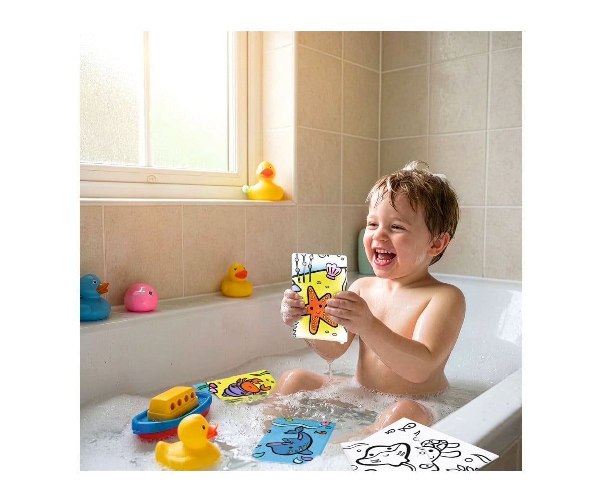 Gioco da Bagno Flashcards Baby Bath