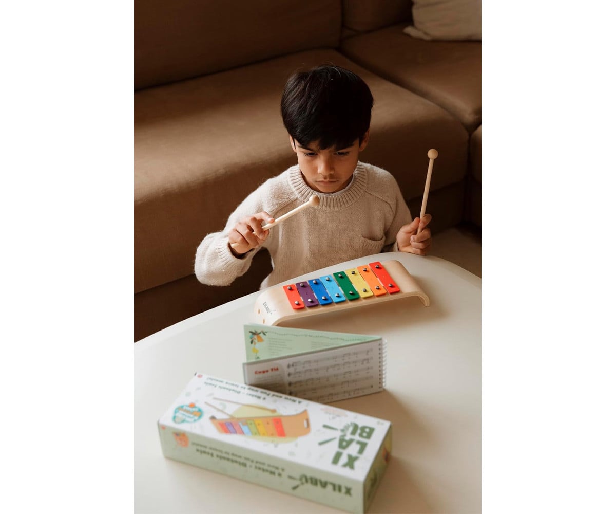 Xylabu Xilofono per Bambini con Libro di Canzoni ES