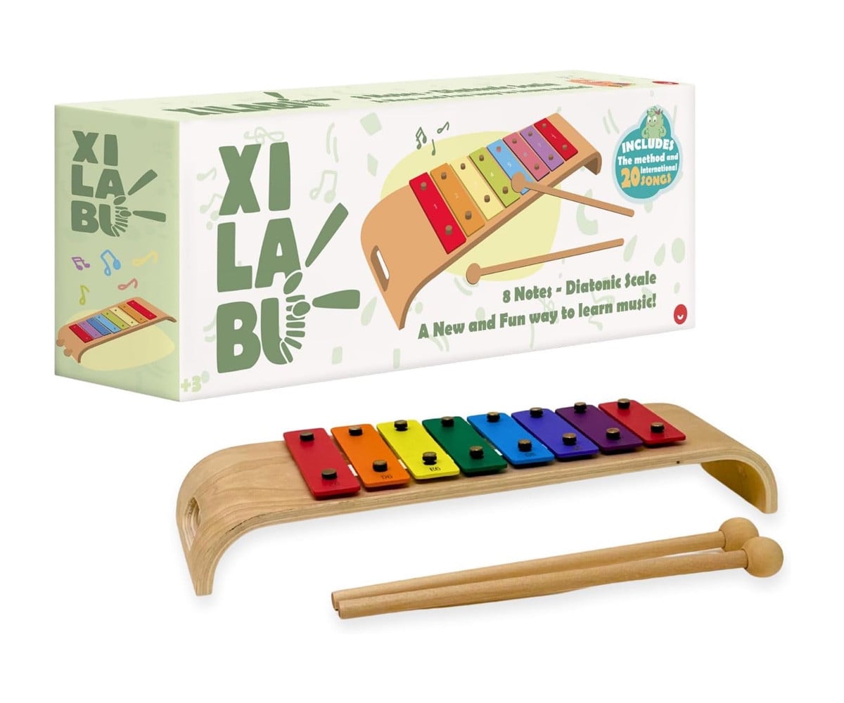 Xylabu Xilofono per Bambini con Libro di Canzoni ES