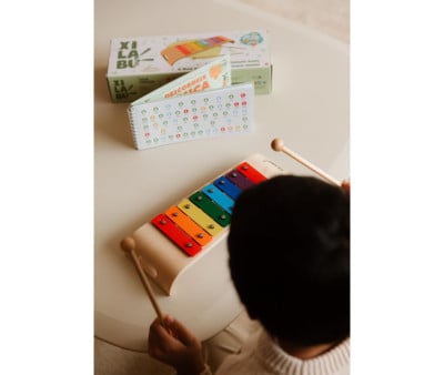 Xylabu Xilofono per Bambini con Libro di Canzoni ES