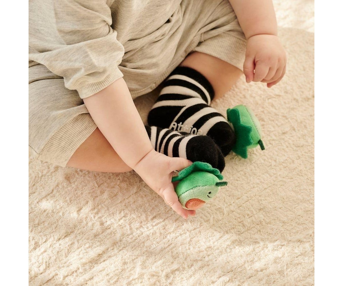 Meias sensoriais Attipas Attisocks Avocado