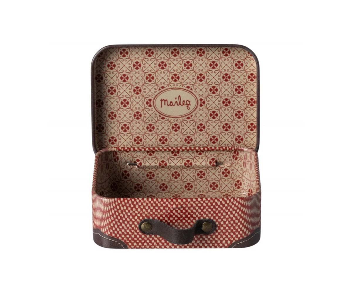Micro Metal Suitcase Red