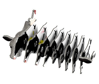 Puzzle 3D Eugy Holstein Cow