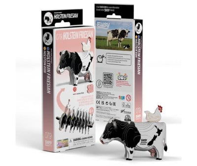 Puzzle 3D Eugy Holstein Cow