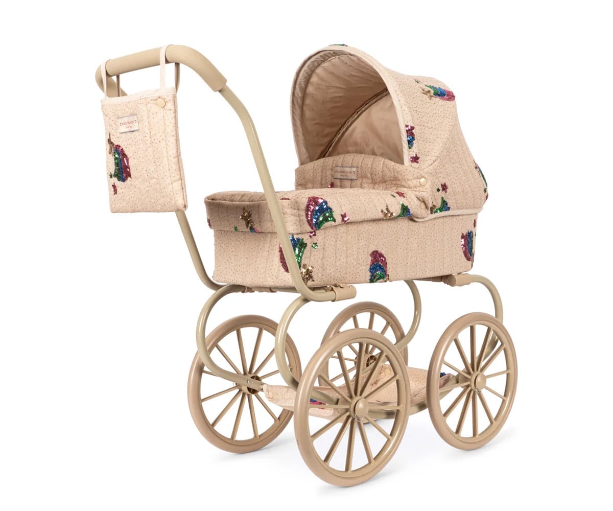 Cochecito de Muñeca Minnie Rainbow Star
