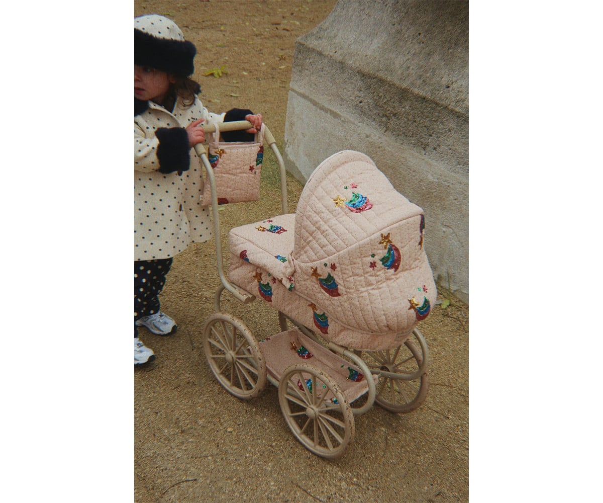 Cochecito de Muñeca Minnie Rainbow Star