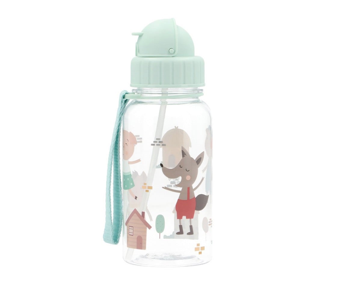 Garrafa de plástico personalizável The Three Little Pigs M2