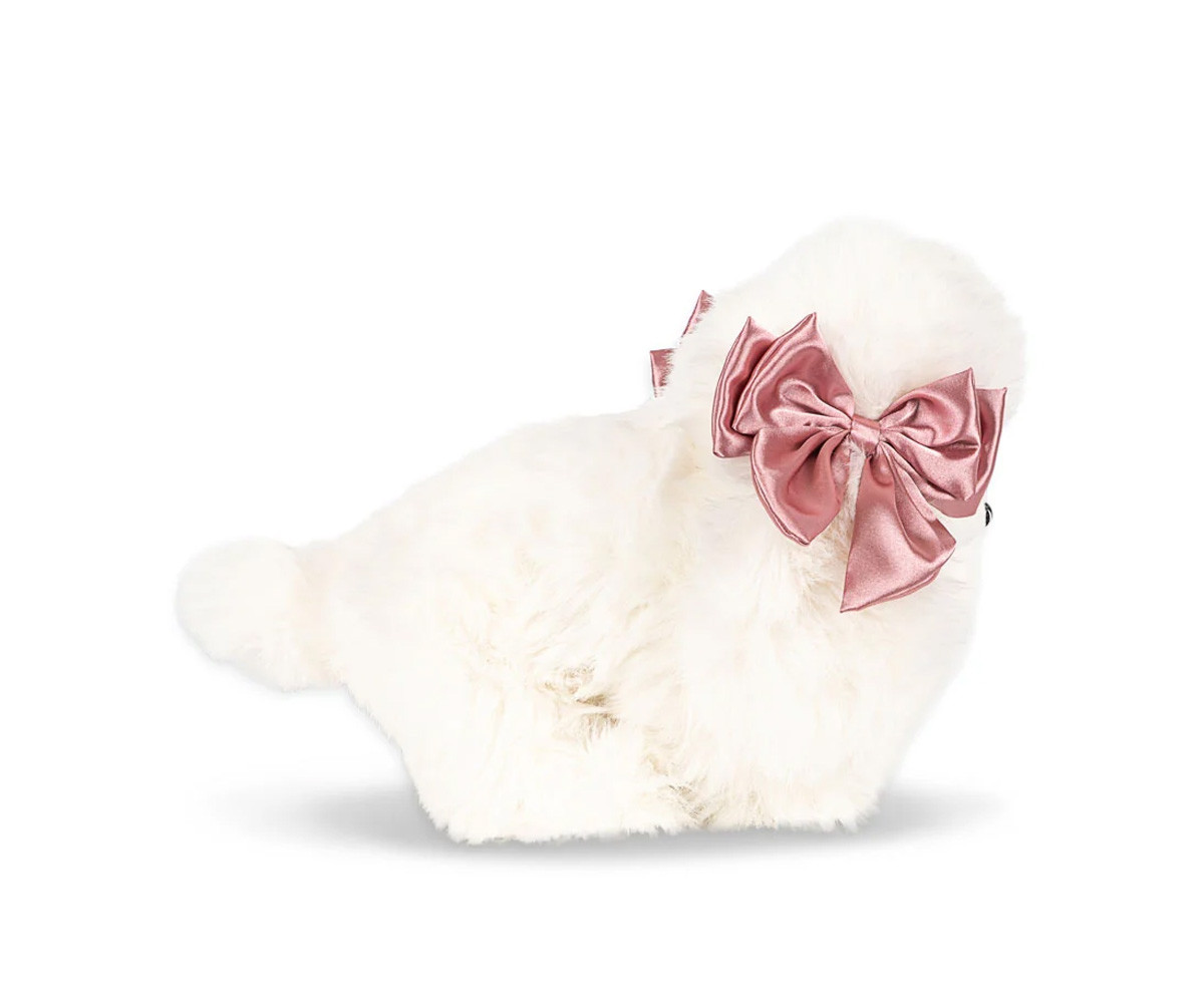Peluche Cane Spitz Puppy Beige