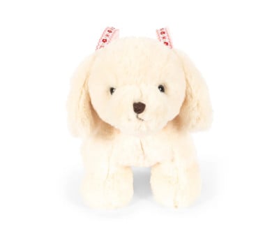 Borsa in Peluche Dog Off White