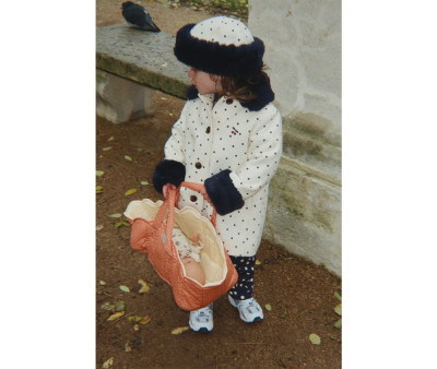 Moiséis bolsa bonecas Rose Dot