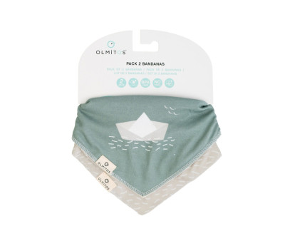 2 Bandane Impermeabili per Bebè Paper Boat