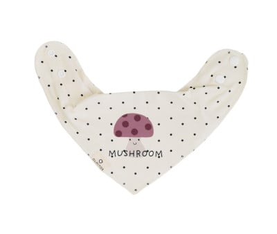 2 Bandane Impermeabili per Bebè Mushroom